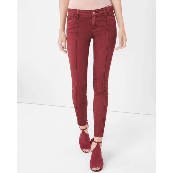 White House Black Market Denim - WHBM Ankle Zip Skimmer Jeans